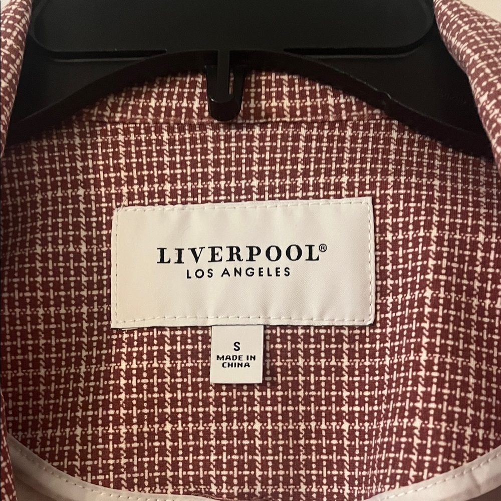 Liverpool Maroon / Mauve and Cream Blazer Size small - Picture 2 of 7